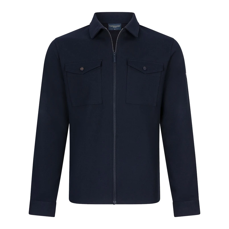 Cavallaro Heren Overhemd 123251001 Navy