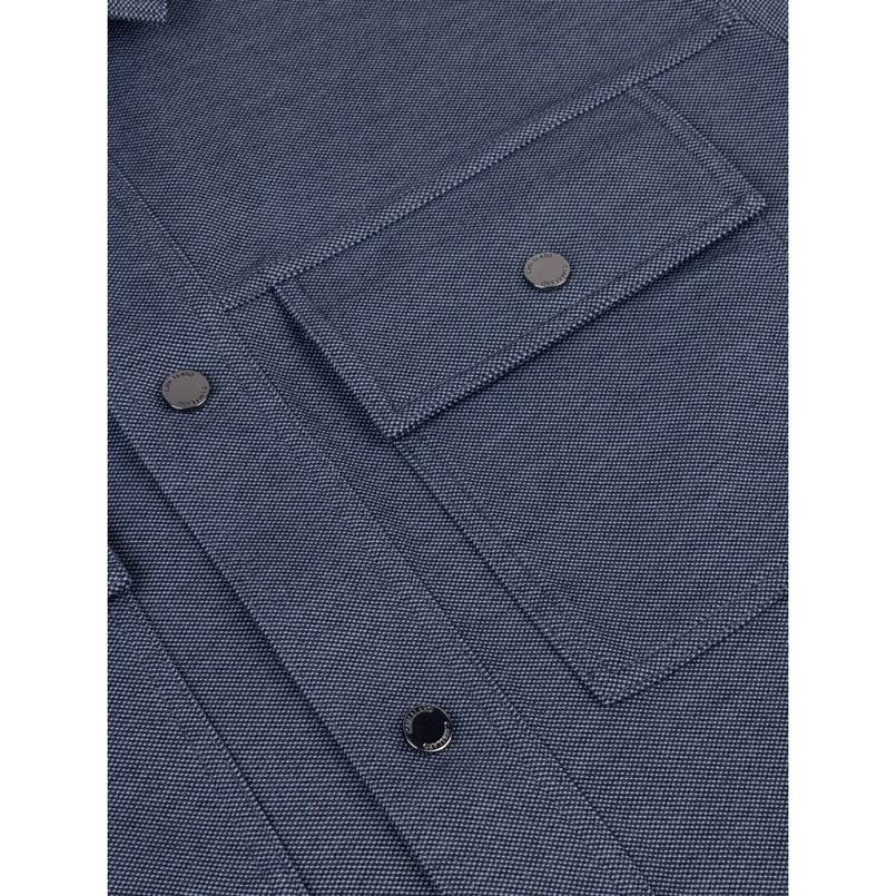 Cavallaro Heren Overhemd 123251004 Bleu