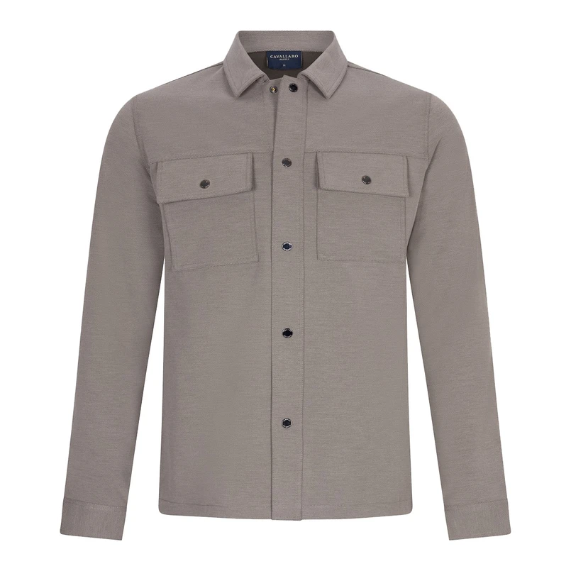 Cavallaro Heren Overhemd 123251004 Groen dessin