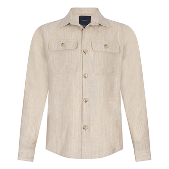 Cavallaro Heren Overhemd 123251015 OFF-WHITE