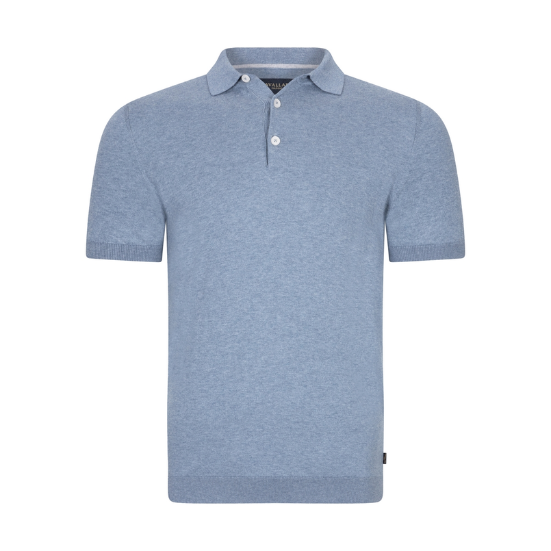 Cavallaro Heren Polo 116251016 Blauw mele