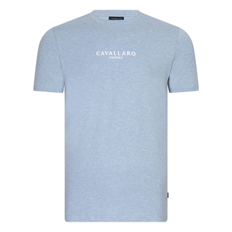 Cavallaro Heren T-shirt 117251003 Bleu