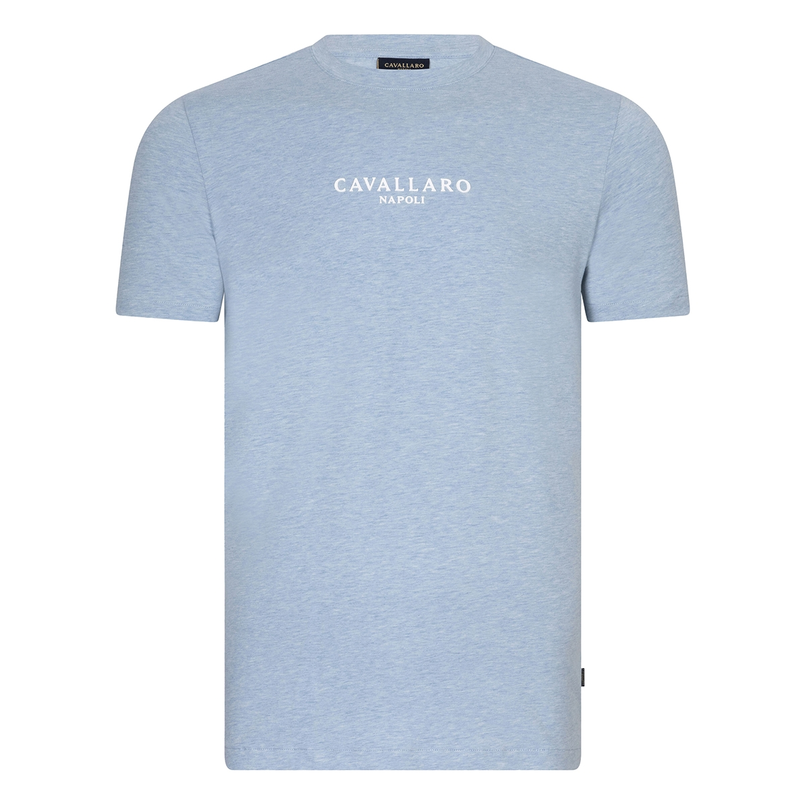 Cavallaro Heren T-shirt 117251003 Bleu
