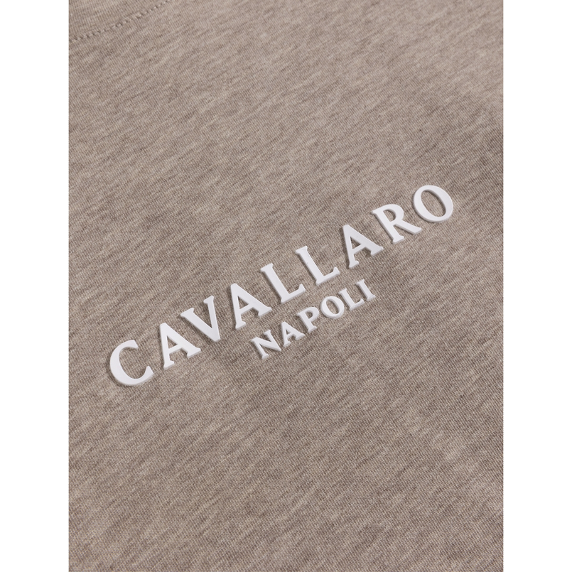 Cavallaro Heren T-shirt 117251003 Zand