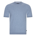 Cavallaro Heren T-shirt 117251018 Blauw mele