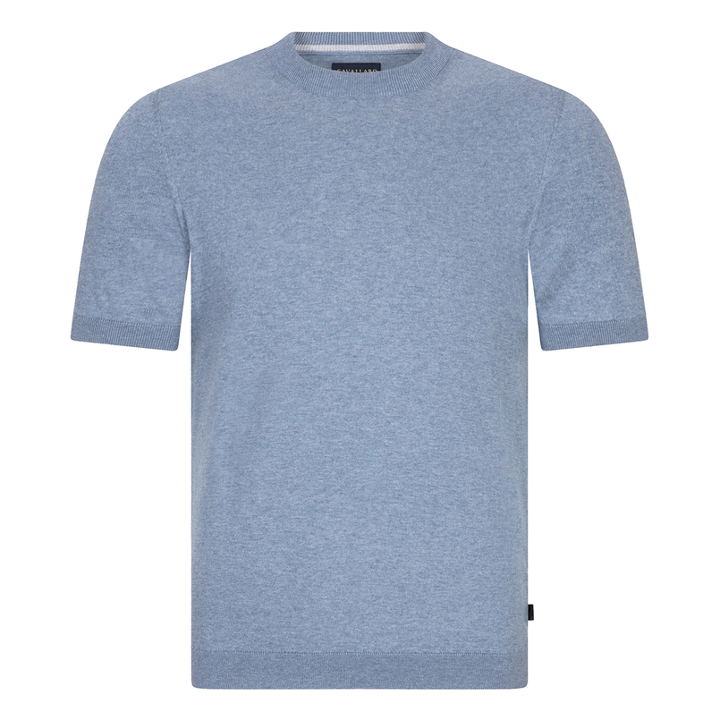 Cavallaro Heren T-shirt 117251018 Blauw mele