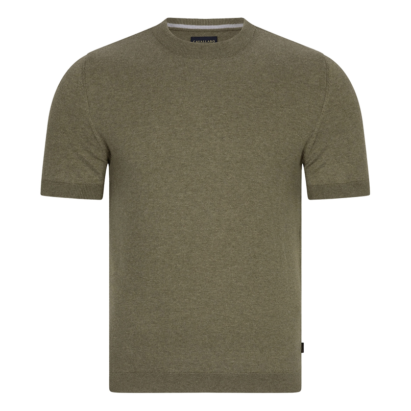 Cavallaro Heren T-shirt 117251018 Groen dessin