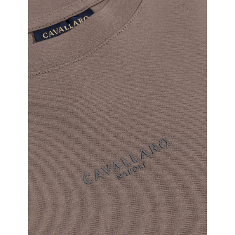 Cavallaro Heren T-shirt 117255006 Taupe