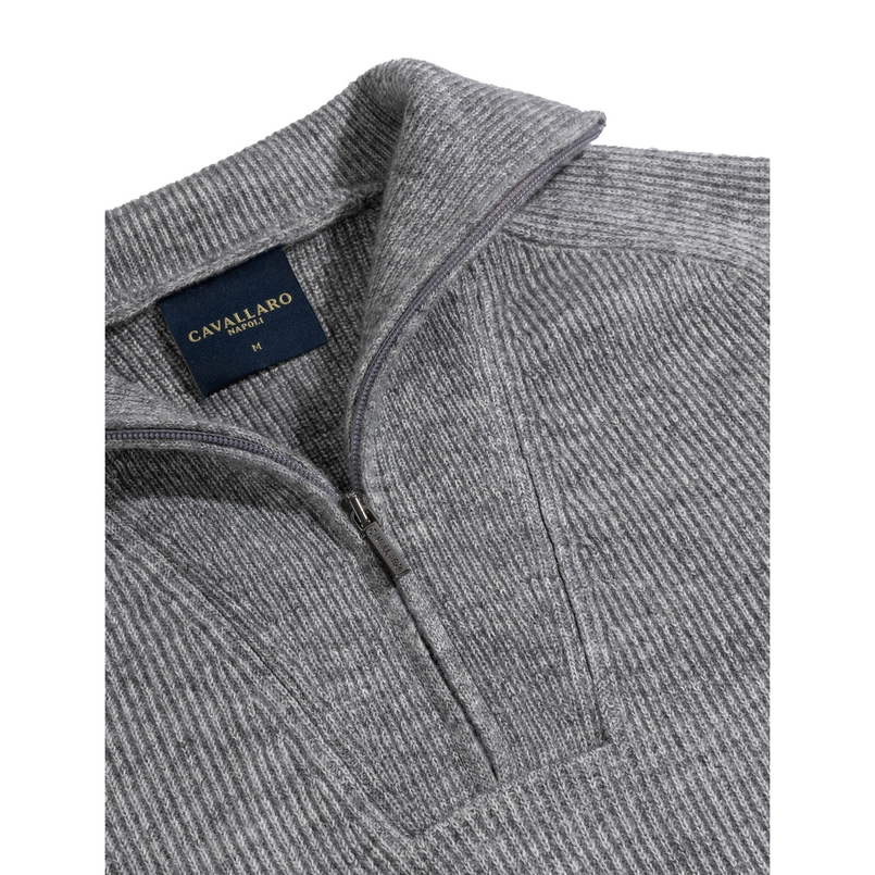Cavallaro Heren Zipper 118255005 Grijs dessin