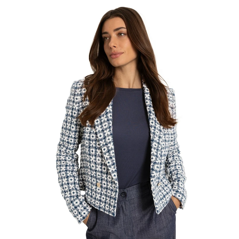 Claudia by Claudia Strater Dames Blazer Cs25-15518 Navy