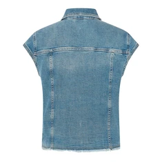 Claudia by Claudia Strater Dames Blazer Cs25-16501 Mid blue denim