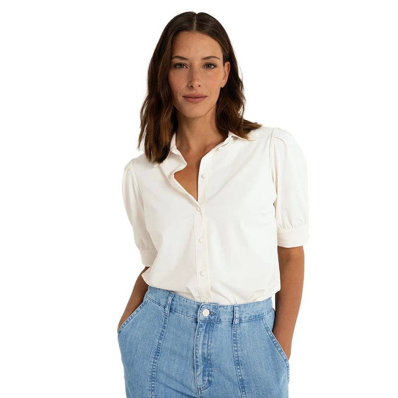 Claudia by Claudia Strater Dames Blouse CS13-25526 OFF-WHITE