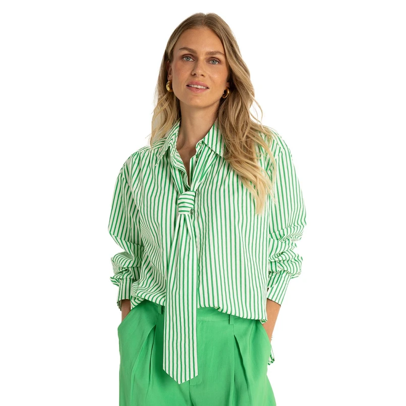 Claudia by Claudia Strater Dames Blouse CS14-251014 Appelgroen