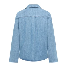 Claudia by Claudia Strater Dames Blouse CS14-25417 Mid blue denim