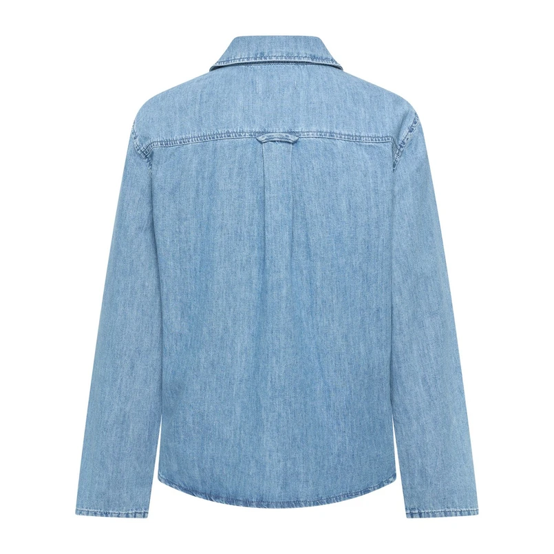 Claudia by Claudia Strater Dames Blouse CS14-25417 Mid blue denim
