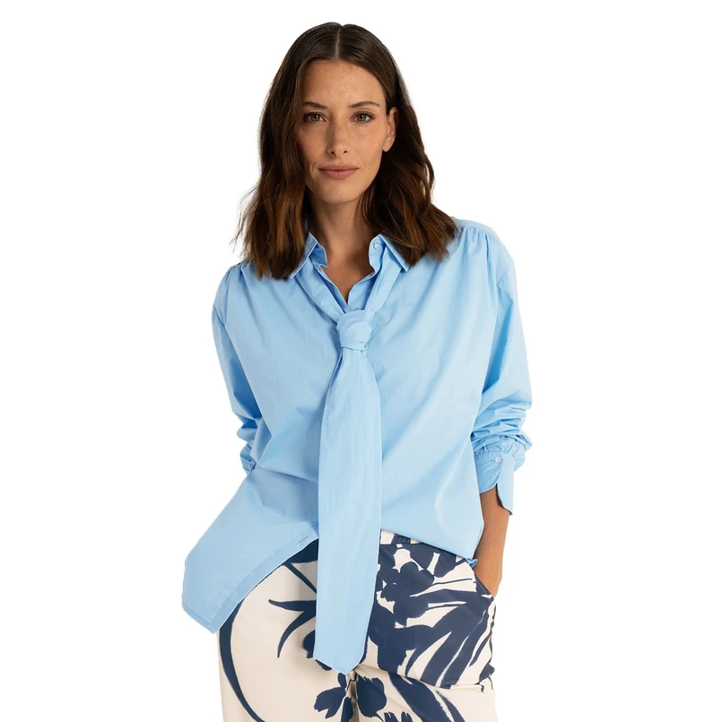 Claudia by Claudia Strater Dames Blouse CS14-25426 Bleu