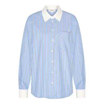 Claudia by Claudia Strater Dames Blouse Cs25-14511 Bleu