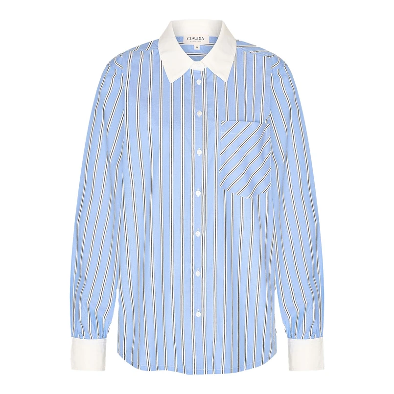 Claudia by Claudia Strater Dames Blouse Cs25-14511 Bleu