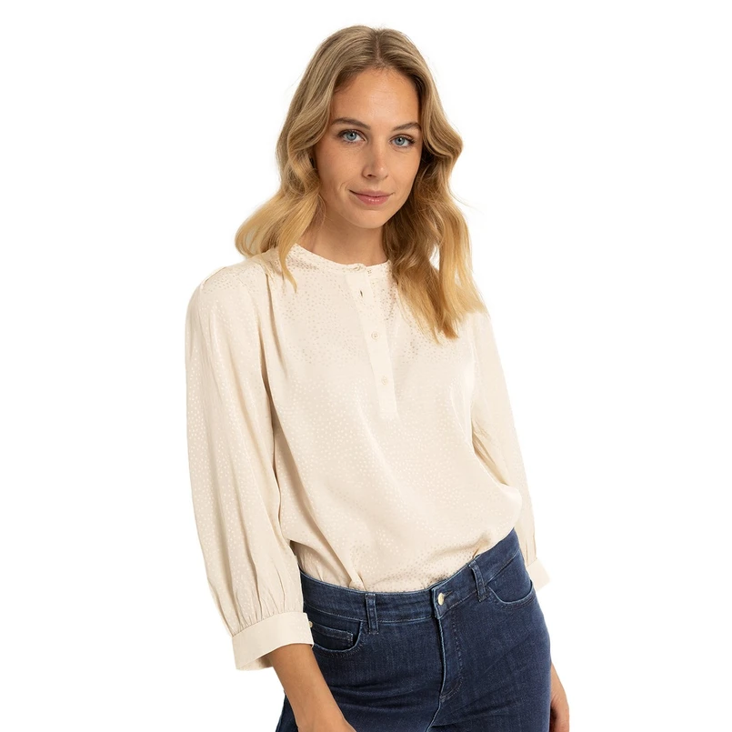 Claudia by Claudia Strater Dames Blouse Cs25-14512 Ecru
