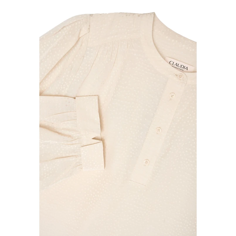 Claudia by Claudia Strater Dames Blouse Cs25-14512 Ecru