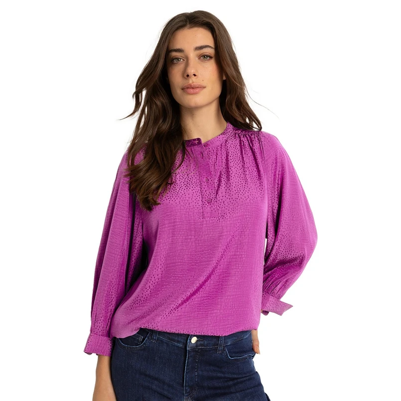 Claudia by Claudia Strater Dames Blouse Cs25-14512 Lila