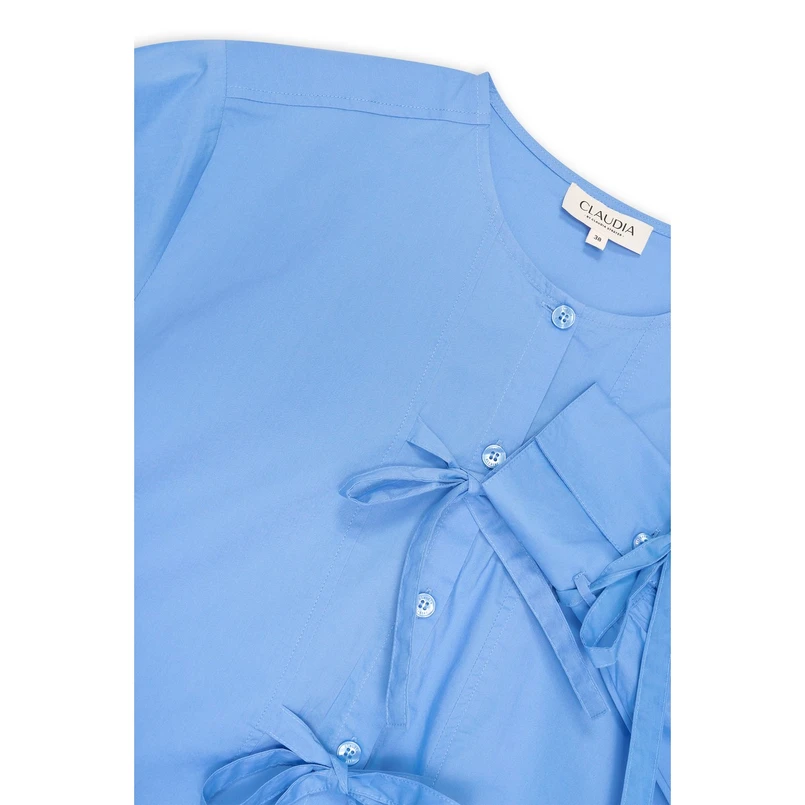 Claudia by Claudia Strater Dames Blouse Cs25-14514 Bleu