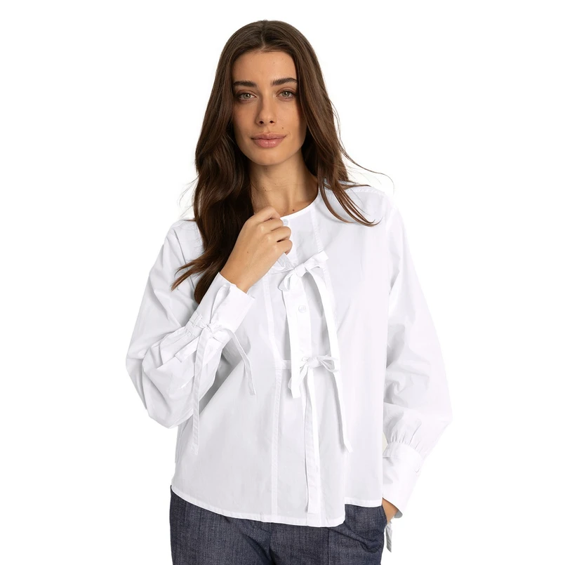 Claudia by Claudia Strater Dames Blouse Cs25-14514 Wit