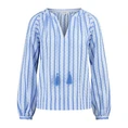Claudia by Claudia Strater Dames Blouse Cs25-14516 Bleu