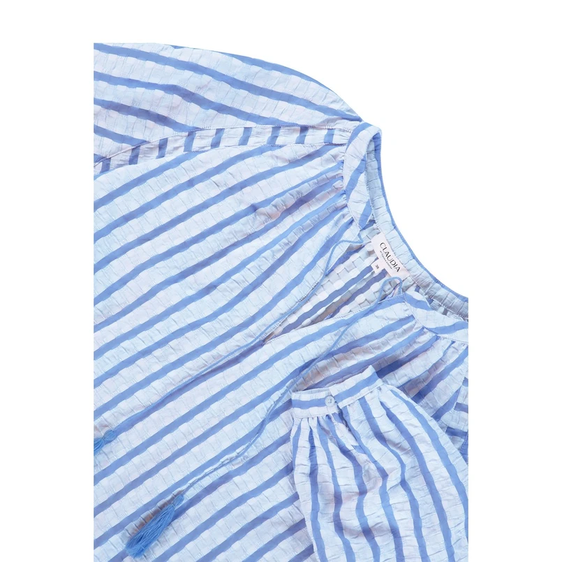 Claudia by Claudia Strater Dames Blouse Cs25-14516 Bleu