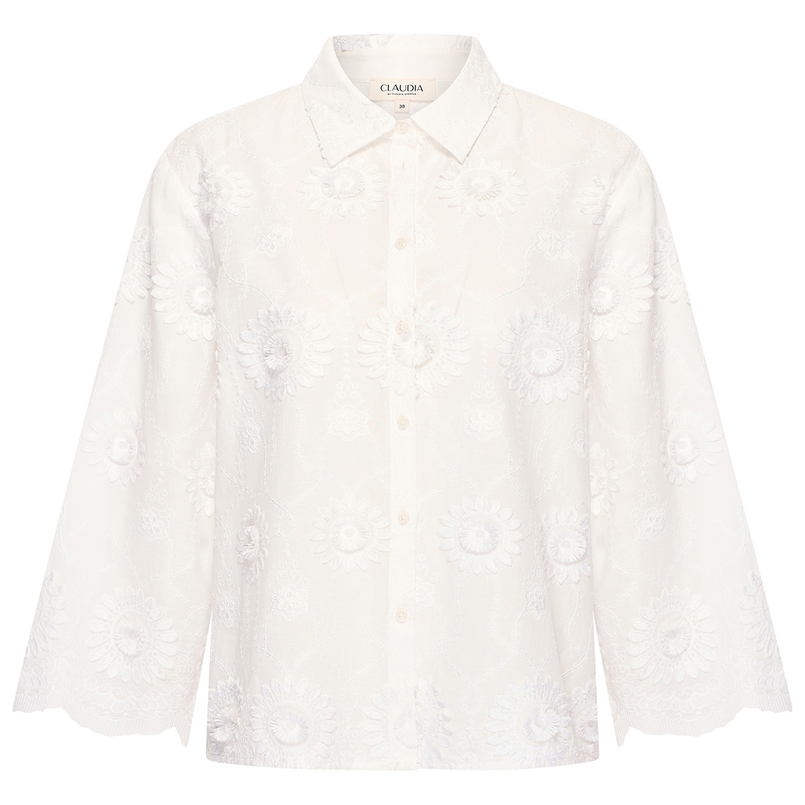 Claudia by Claudia Strater Dames Blouse Cs25-14519 Wit