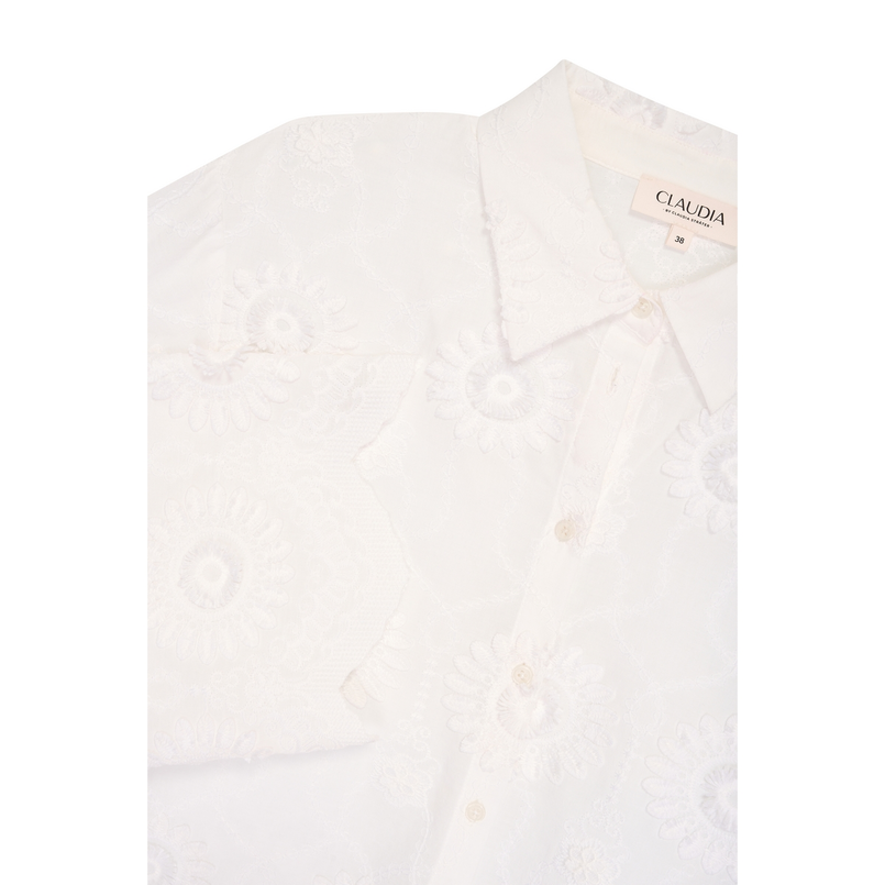 Claudia by Claudia Strater Dames Blouse Cs25-14519 Wit