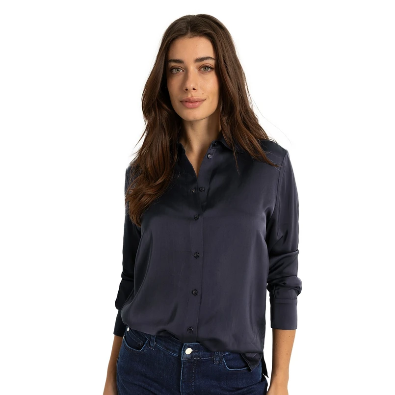 Claudia by Claudia Strater Dames Blouse Cs25-14522 Navy