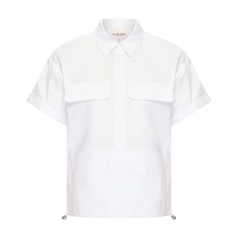 Claudia by Claudia Strater Dames Blouse Cs25-14529 Wit