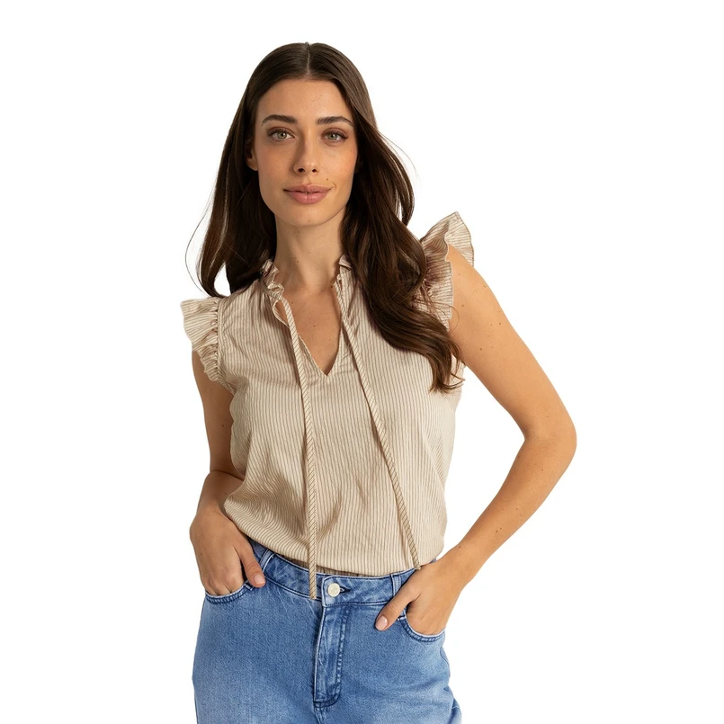 Claudia by Claudia Strater Dames Blouse Cs25-14532 Wit