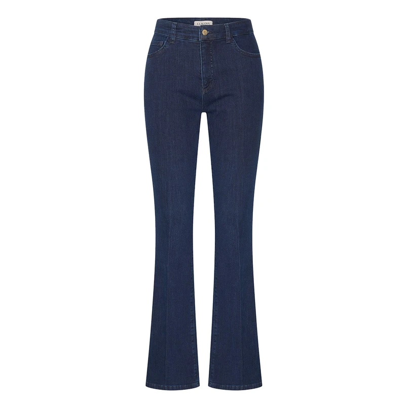 Claudia by Claudia Strater Dames Broek Cs25-22512 Dark blue denim
