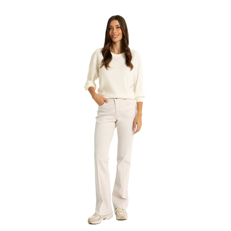 Claudia by Claudia Strater Dames Broek Cs25-22515 Ecru