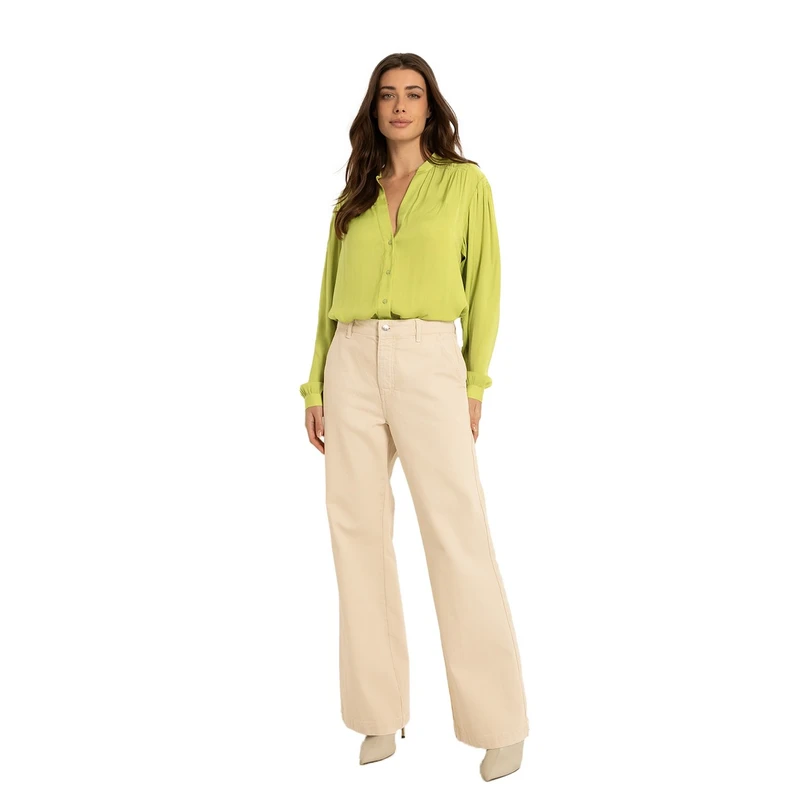Claudia by Claudia Strater Dames Broek Cs25-22517 Ecru