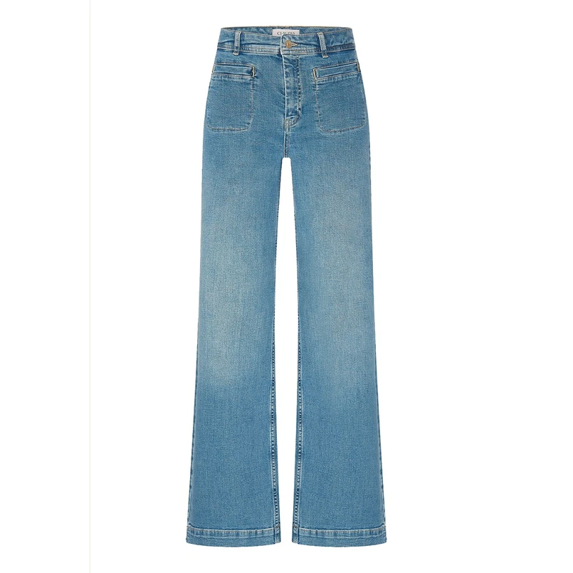 Claudia by Claudia Strater Dames Jeans Cs25-22506 Mid blue denim