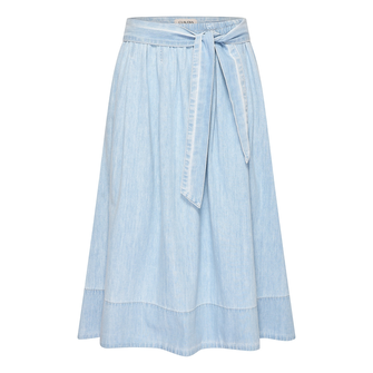 Claudia by Claudia Strater Dames Rok Cs25-23506 Mid blue denim