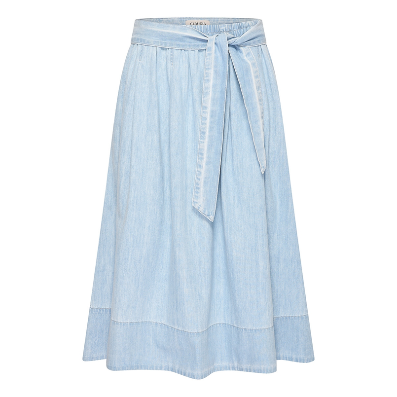 Claudia by Claudia Strater Dames Rok Cs25-23506 Mid blue denim