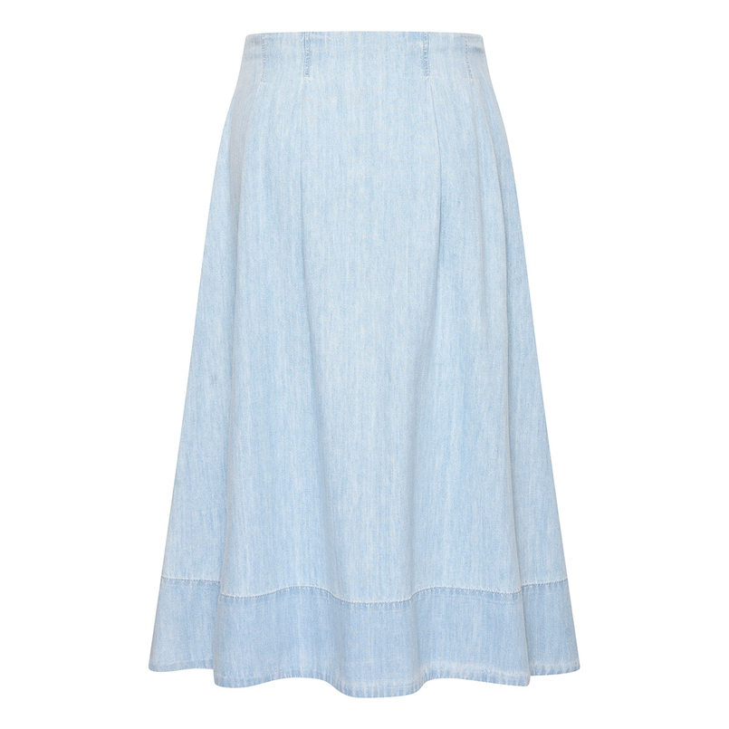 Claudia by Claudia Strater Dames Rok Cs25-23506 Mid blue denim