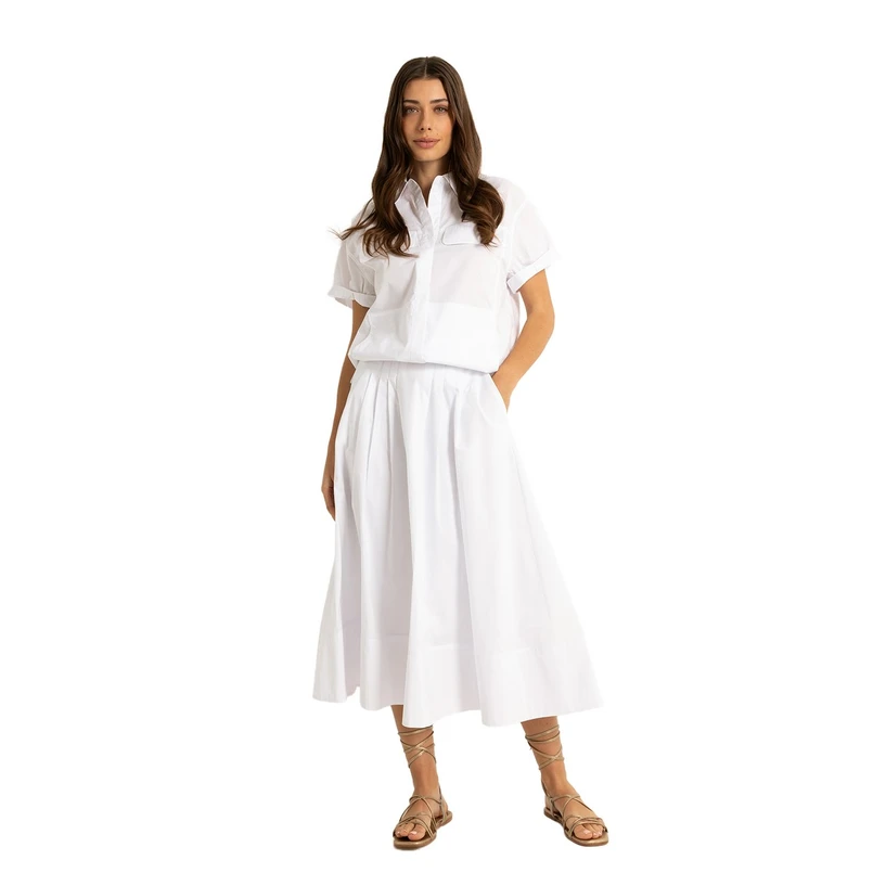 Claudia by Claudia Strater Dames Rok Cs25-23509 Wit