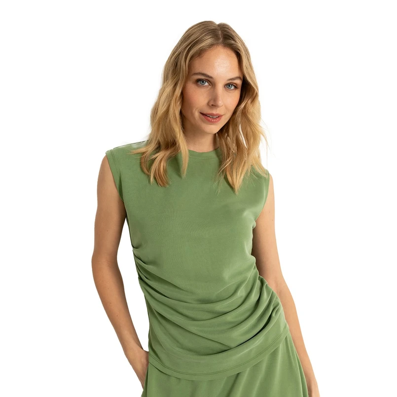 Claudia by Claudia Strater Dames Top Cs13-25221 Groen