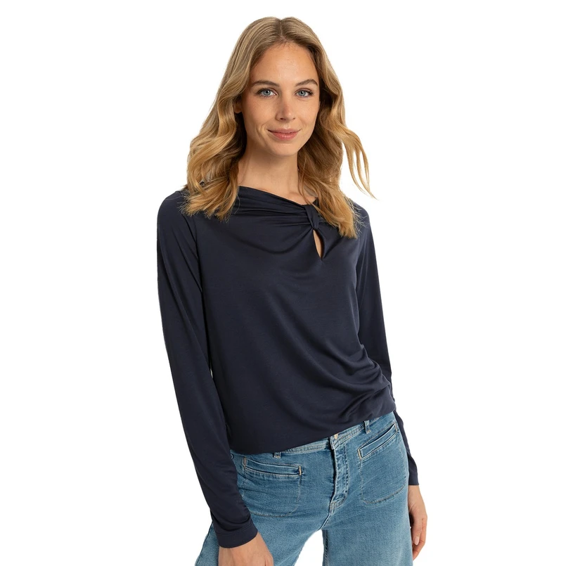 Claudia by Claudia Strater Dames Top Cs25-13506 Navy