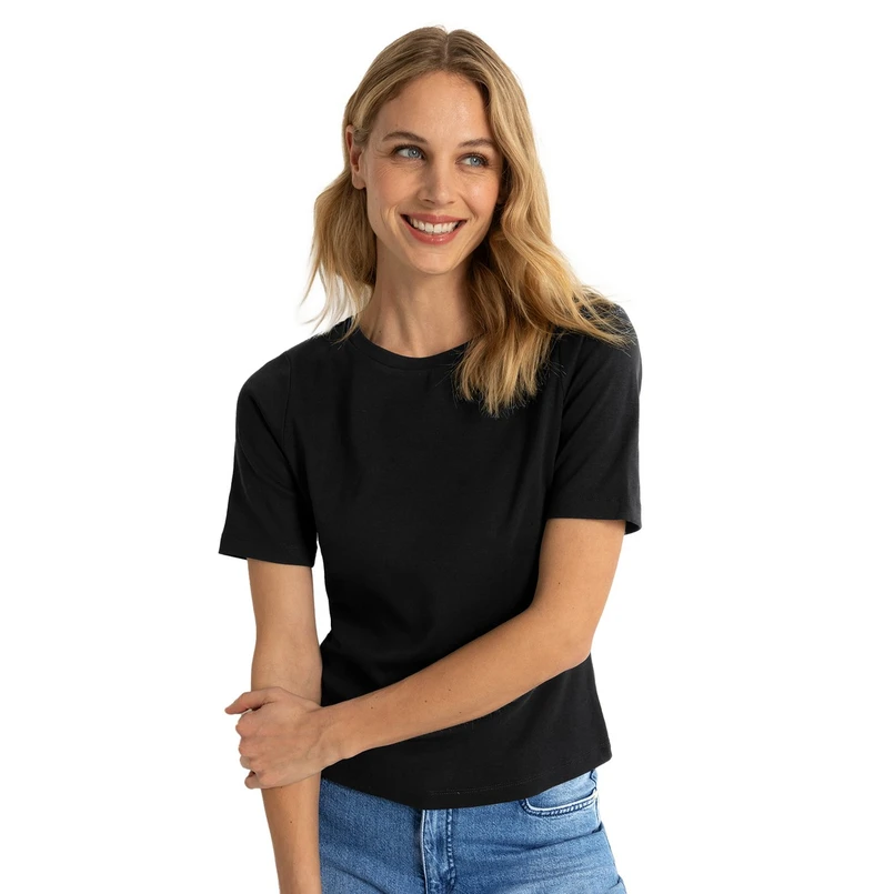Claudia by Claudia Strater Dames Top Cs25-13513 Zwart