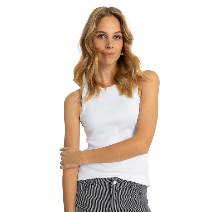Claudia by Claudia Strater Dames Top Cs25-13514 Wit