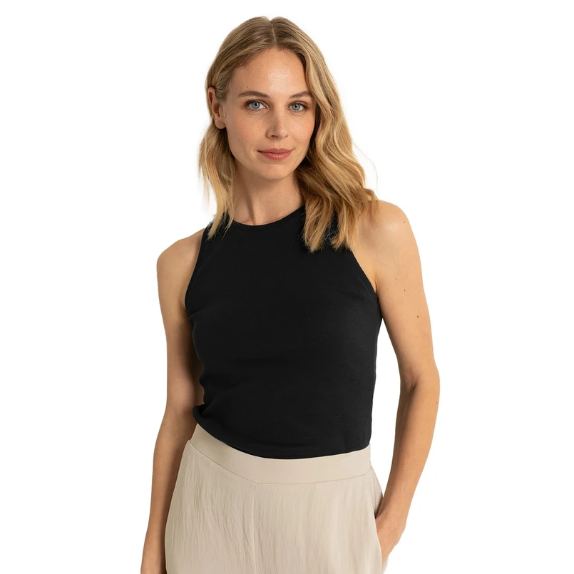 Claudia by Claudia Strater Dames Top Cs25-13514 Zwart