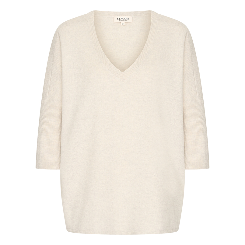 Claudia by Claudia Strater Dames Trui Cs11-25118 Ecru