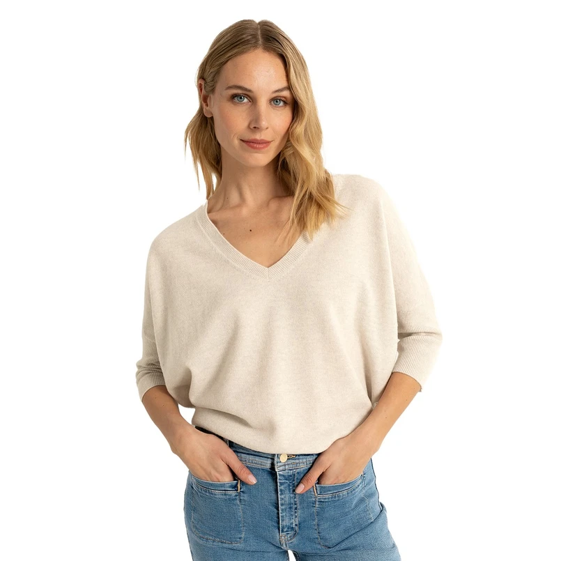 Claudia by Claudia Strater Dames Trui Cs11-25118 Ecru