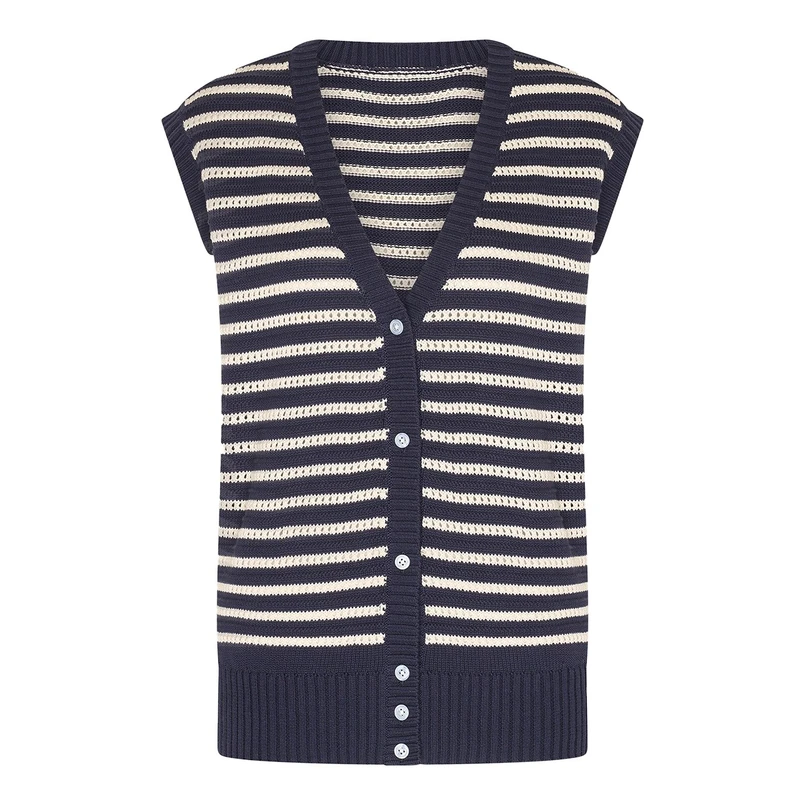 Claudia by Claudia Strater Dames Vest Cs12-25136 Navy